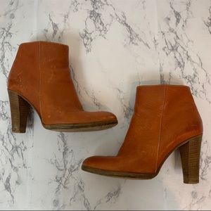 Madewell 1937 Footwear Leather Booties Heels 8.5